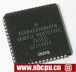 Motorola XC68HC805B6CFN (Sample prototype)