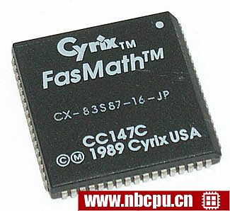 Cyrix FasMath CX-83S87-16-JP