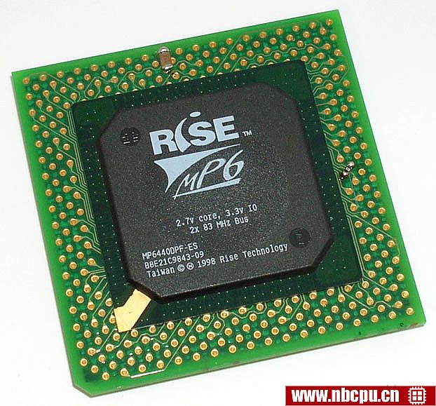 Rise Technology MP6 166 MHz - MP6440DPF-ES (2.7V 2x83 MHz)