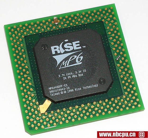 Rise Technology MP6 PR 233 MHz - MP6440DPF-ES (2.7V 2x95 MHz)