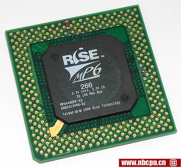 Rise Technology MP6 PR 266 MHz - MP6440DPF-ES (2.7V 2x100 MHz)