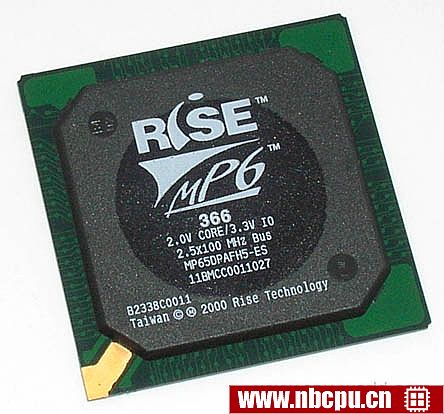 Rise Technology MP6 PR 366 MHz - MP65DPAFH5-ES