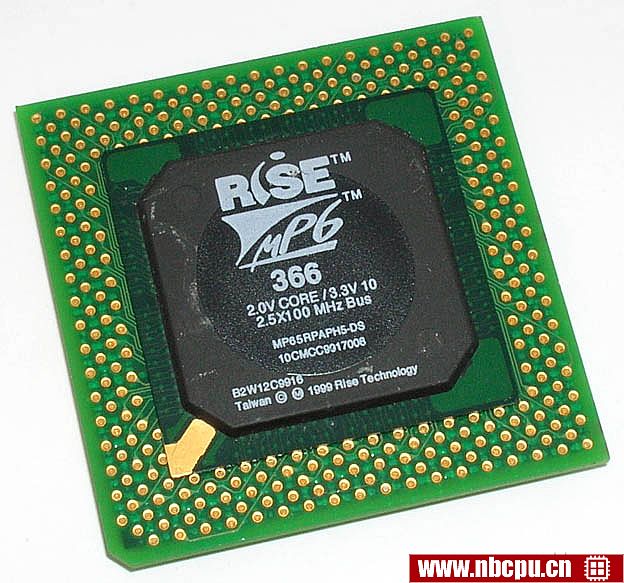 Rise Technology MP6 PR 366 MHz - MP65RPAPH5-DS