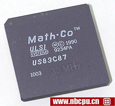 ULSI MathCo US83C87 33