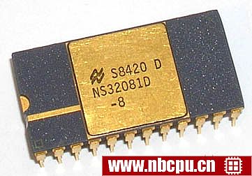 National Semiconductor NS32081D-8